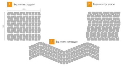 Тротуарная плитка Braer Standart Классико круговая коричневый частичный прокрас 110/73х115х60 мм рис 4