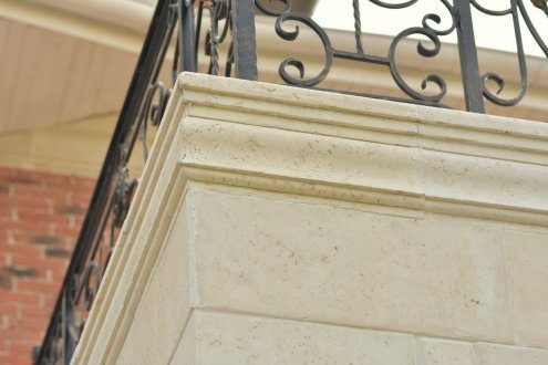 Декоративное изделие из бетона Eco Stone (Эко Стоун) цвет: 11, размер: 500х254х42мм, Карниз К-05 левый рис 3