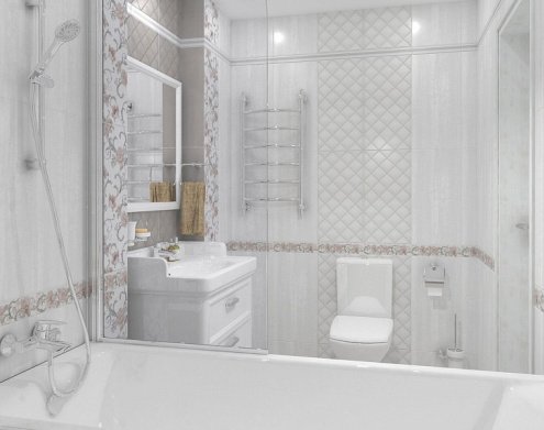 Керамическая плитка Kerama Marazzi Марсо белый обрезной матовая 300х50х19мм бордюр Багет BLC017R рис 3
