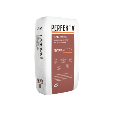 Ровнитель для пола полимерцементный Perfekta Профислой МН, цвет: серый (мешок 25кг) рис 1