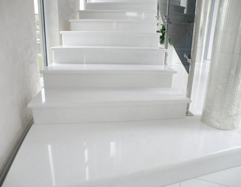 Натуральный камень мрамор полированный crystal white 1200х600х20 мм рис 2