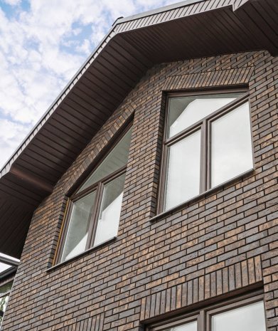 Кирпич облицовочный керамический Konigstein Мангейм Карбон М150 1 NF 250х120х65 коричневый рис 3