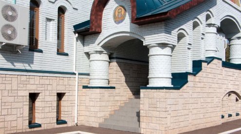 Искусственный камень плоский Камелот Тиволино 544 бежевый рис 3