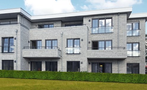 Клинкерная плитка Roben Aarhus 347086 weissgrau 240х71х14 мм плоский элемент рис 2