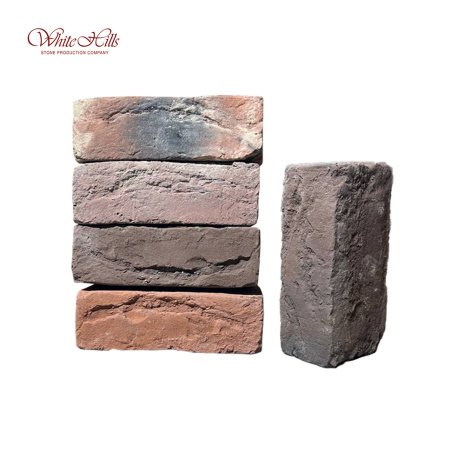 Кирпич ручной формовки White Hills М400 К308-90 1 NF 205х65х95 рельефный рис 1