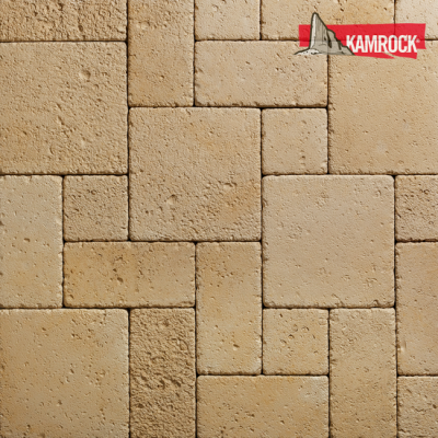 Искусственный камень угловой Kamrock Южный форт 14052 бежевый рис 1
