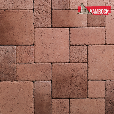 Искусственный камень плоский Kamrock Южный форт 14170 красный рис 1