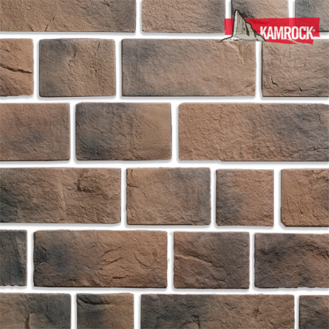 Искусственный камень угловой Kamrock Старый замок 02172 коричневый рис 1