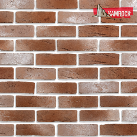 Искусственный камень угловой Kamrock Старый кирпич 32272 коричневый рис 1