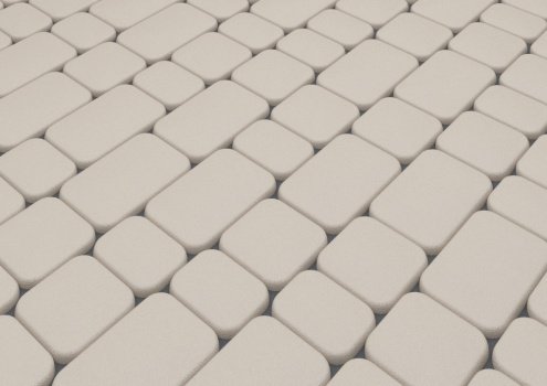 Тротуарная плитка Steingot Стандарт Классика светло-серый частичный прокрас 86/115/172х115х60 мм рис 1