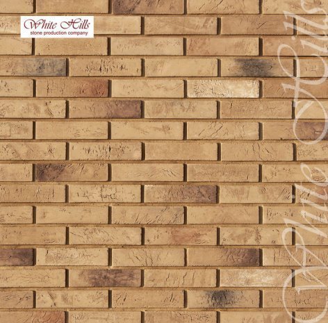 Искусственный камень плоский White Hills Терамо Брик 350-40 бежевый рис 1