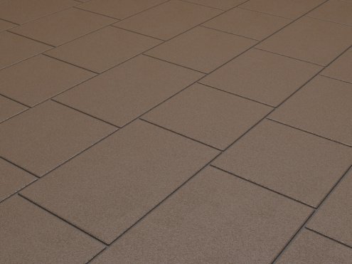 Тротуарная плитка Steingot Стандарт Новый город коричневый темный частичный прокрас 240/200/160х160х80 мм рис 1