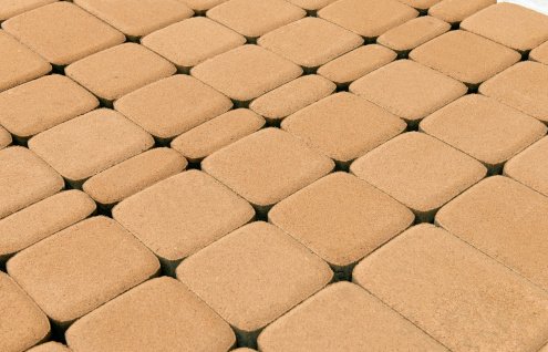 Тротуарная плитка Braer Standart Классико медовый частичный прокрас 57/115/172х115х60 мм рис 1