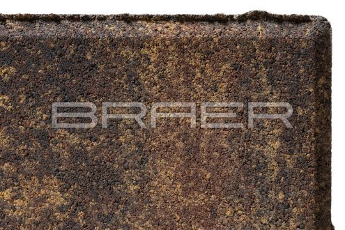Тротуарная плитка Braer Premium Ригель 2.0 Color Mix мальва частичный прокрас 320х80х60 мм рис 2