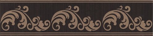 Керамическая плитка Kerama Marazzi Версаль коричневый глянцевая 300х72х9мм бордюр STG/B610/11129R рис 1