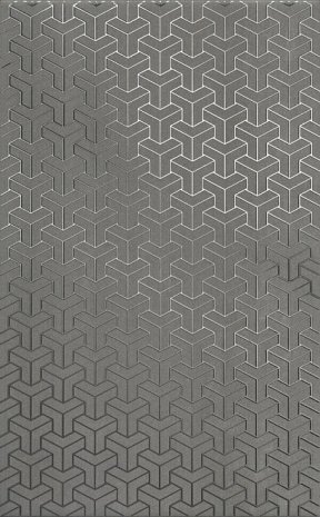 Керамическая плитка Kerama Marazzi Ломбардиа темно-серый матовая 400х250х8мм декор HGD/C371/6399 рис 1