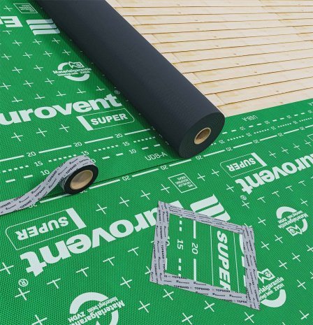 Мембранная лента  Eurovent Topband 50 мм x 25 м рис 3