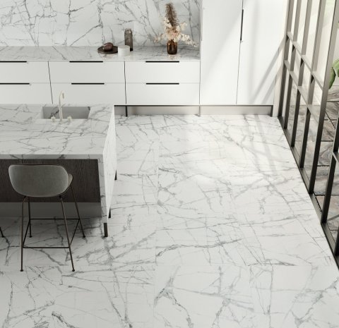 Керамогранит Italon Charme Deluxe Floor Project Invisible White Cer патинированная 1200х600х9 мм рядовая плитка 610015000496 рис 5