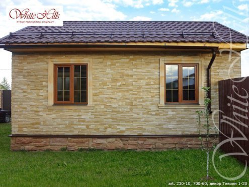 Искусственный камень плоский White Hills Каскад Рейндж 230-10 бежевый рис 4