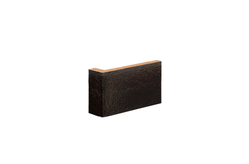 Клинкерная плитка King Klinker Free Art onyx black 17 120х65х10 мм угловой элемент рис 2