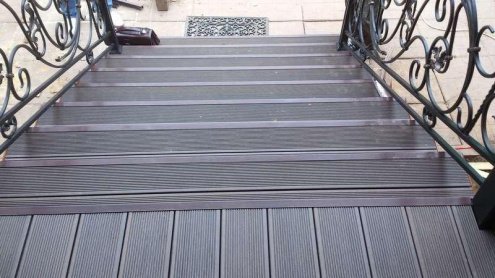 Террасная доска Terradeck Velvet, односторонний профиль, шлифованная, размер: 152*28*3000мм, цвет: черный рис 3