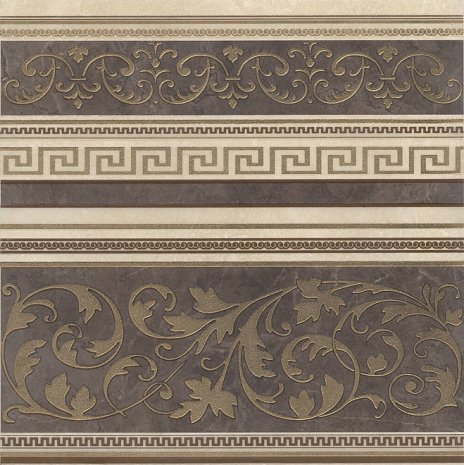 Керамогранит Kerama Marazzi Орсэ коричневый лаппатированная 402х402х8мм декор ковёр HGD/A112/SG1596L рис 1