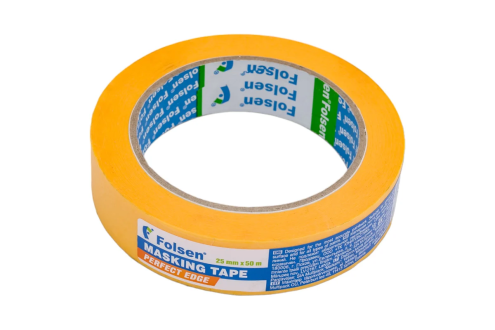 Малярная лента Folsen Perfect Edge 25 мм х 50 м желтый 0285025 рис 2