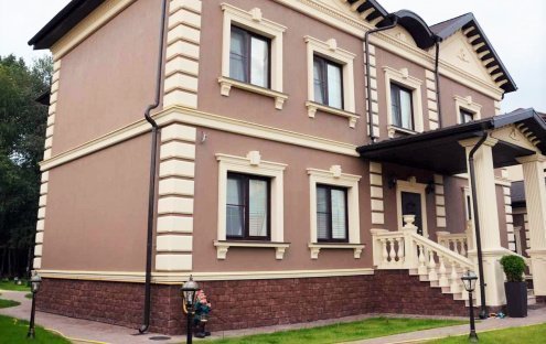 Искусственный камень плоский White Hills Торре Бьянка 447-40 коричневый рис 2