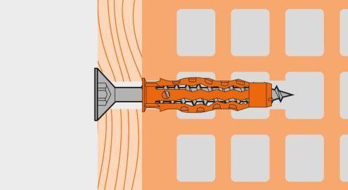 Дюбель нейлоновый 6x30мм Mungo MQ (упаковка: 100шт), арт.1050060 рис 3