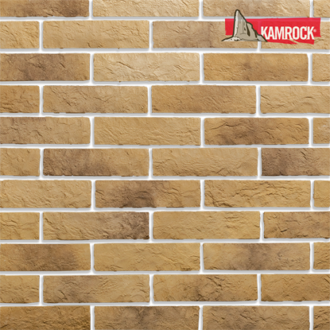 Искусственный камень плоский Kamrock Доломитовая стена 02540 желтый рис 1
