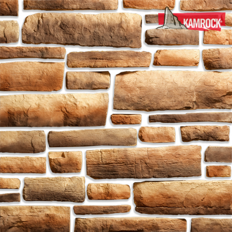 Искусственный камень угловой Kamrock Древний пласт 04872 коричневый рис 1