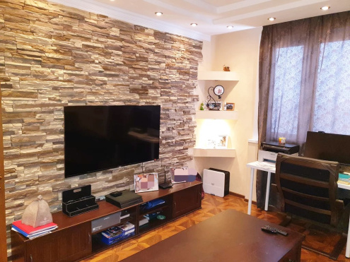 Искусственный камень плоский Eco Stone Урал 01-13 бежевый рис 3