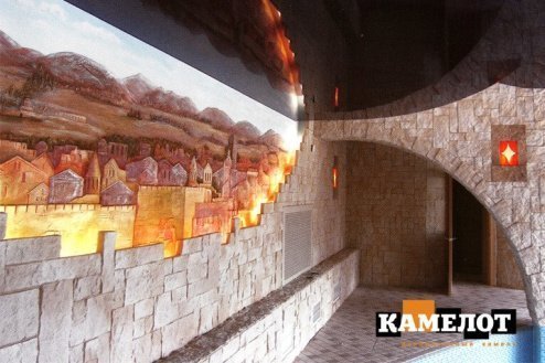 Искусственный камень угловой Камелот Нарва 2048 бежевый рис 4