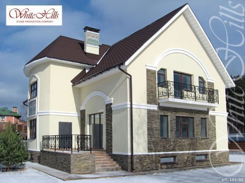 Искусственный камень угловой White Hills Кросс Фелл 101-95 серый рис 5
