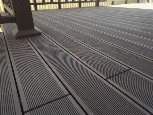 Террасная доска Terradeck Velvet, односторонний профиль, шлифованная, размер: 152*28*4000мм, цвет: черный рис 3