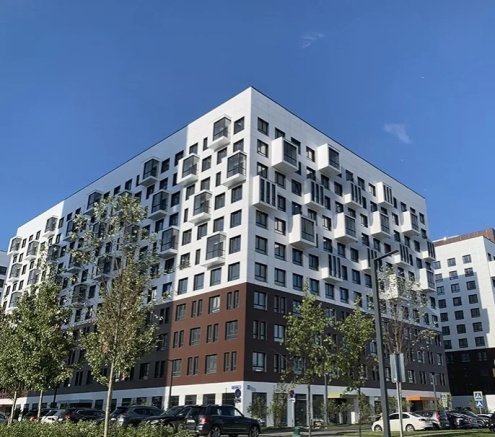 Фасадная HPL панель Fundermax Exterior Sky plain 0028 NY 4100х1300х8мм рис 3