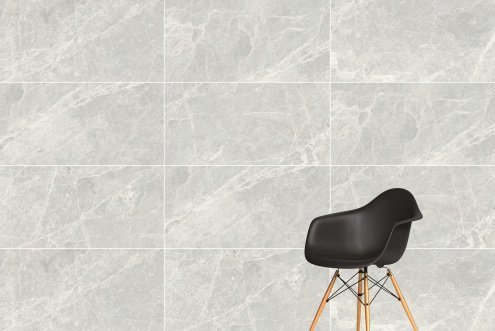 Керамогранит Vitra Marmostone Светло-серый lappato 1200х600х8 мм рядовая плитка K951325LPR01VTER рис 2