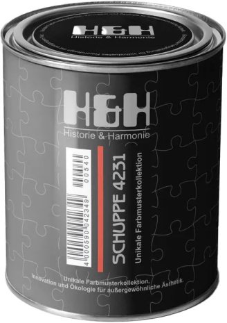 Краска глубокоматовая H&H Schuppe 2,7 л рис 1