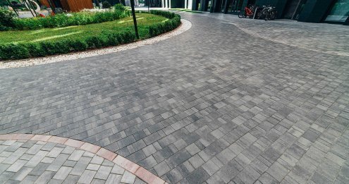 Тротуарная плитка Braer Premium Старый город "Венусбергер" туман частичный прокрас 160х240/160/120х40 мм рис 2
