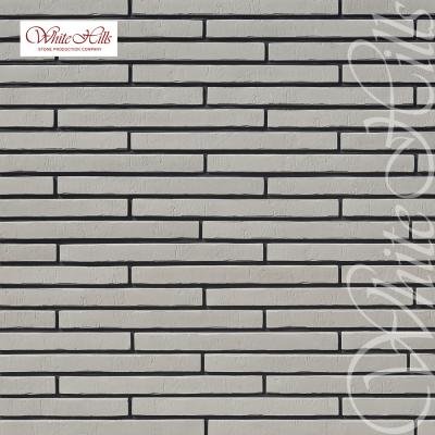 Искусственный камень угловой White Hills Дюрен Брик 686-05 серый рис 1