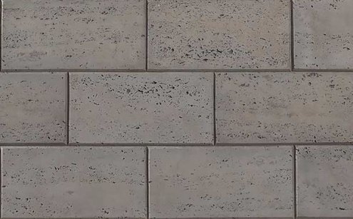 Искусственный камень плоский Eco Stone Кастелло 400 131 серый рис 1