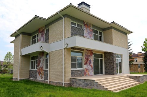 Искусственный камень плоский White Hills Шинон 411-80 серый рис 4