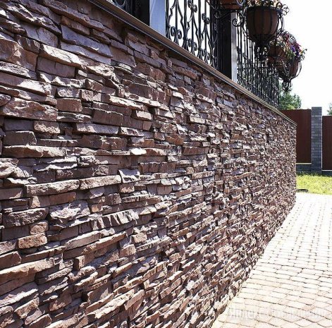 Искусственный камень плоский Leonardo Stone Венеция 510 коричневый рис 2