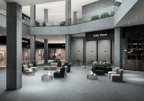 Керамогранит Italon Genesis X2 Jupiter Silver матовая, структурная, ректификат 600х600х20мм рядовая плитка 610010001398 рис 2