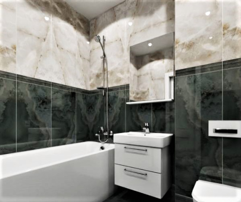 Керамическая плитка Kerama Marazzi Джардини темно-серый глянцевая 400х73х28мм бордюр Багет BLF004R рис 3
