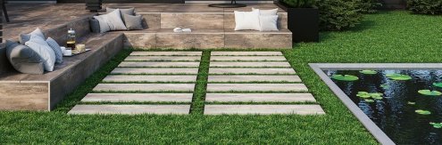 Керамогранит Paradyz Wetwood Grey структурированная 1200х300х20мм рядовая плитка - рис 3