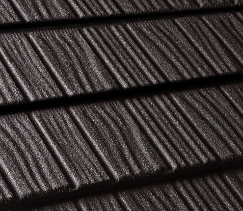 Композитная черепица гонт Gerard Shake charcoal с посыпкой 1310х410 мм рис 1
