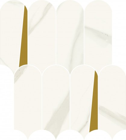 Керамогранит Italon Metropolis Calacatta Mos.Elegan матовая 325х361х6мм мозаика 600110000948 рис 1