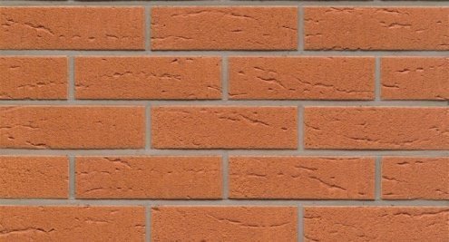 Клинкерная плитка Feldhaus Klinker Classic R227NF9 terracotta rustico 240х71х9 мм плоский элемент рис 1