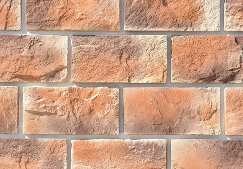 Искусственный камень угловой Eco Stone Шале 01-22 коричневый рис 1